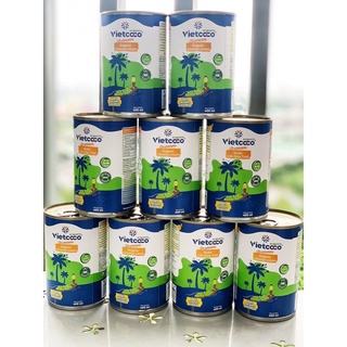 COMBO 10 HỘP Nước cốt dừa hữu cơ Vietcoco 400ml [Chứng nhận hữu cơ của Mỹ] 5.0