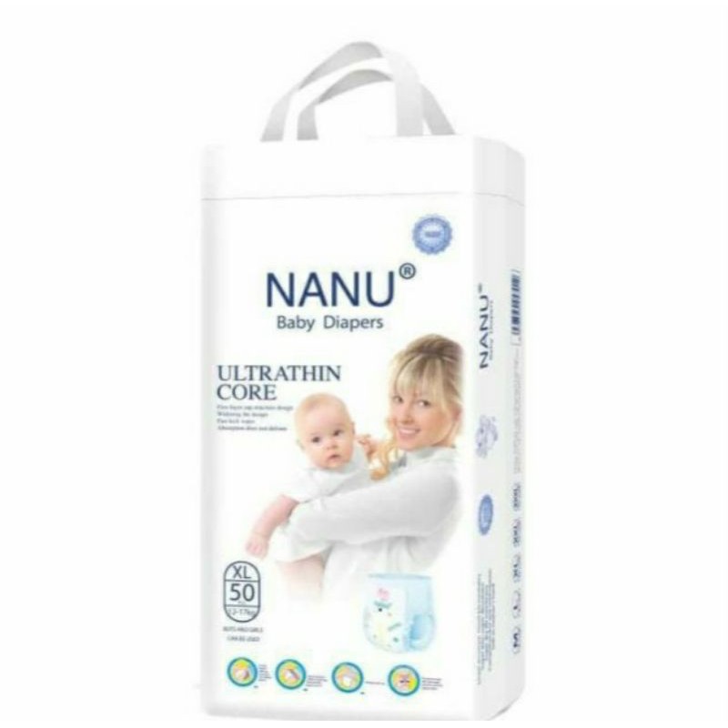 Tã Quần Cao Cấp NANU BABY M50 L50 XL50 XXL50 XXXL50