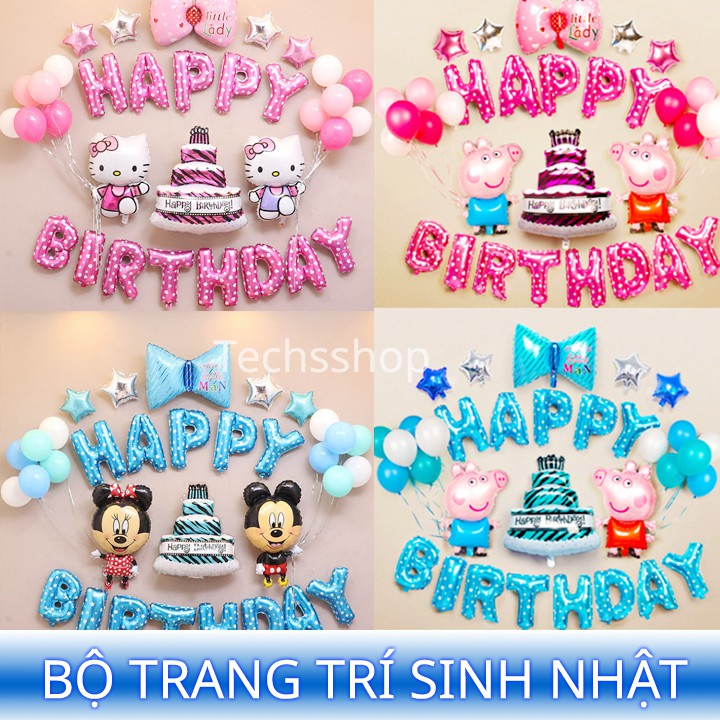 Bộ Trang Trí Sinh Nhật, Thôi Nôi Cho Bé Trai, Bé Gái