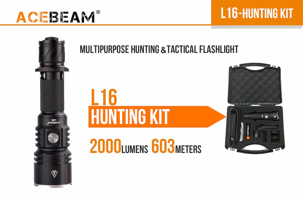 Đèn Pin ACEBEAM L16 Hunting KIT