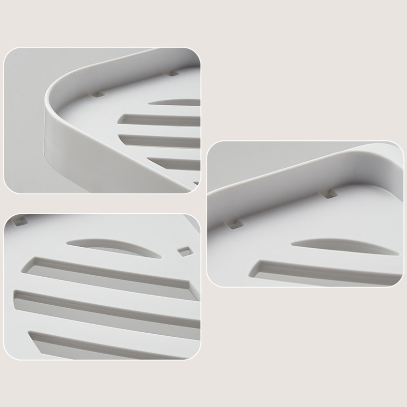 Giá Đỡ Xà Phòng / Gia Vị Gắn Tường Có Thể Gập Lại Tiện Dụng Cho Phòng Tắm / Nhà Bếp