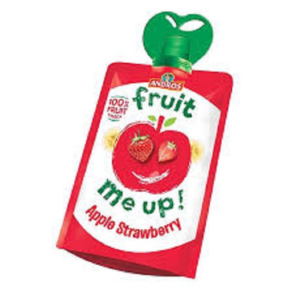 Hỗn Hợp Táo Dâu Xay Nguyên Chất Không Đường Fruit Me Up (90g)