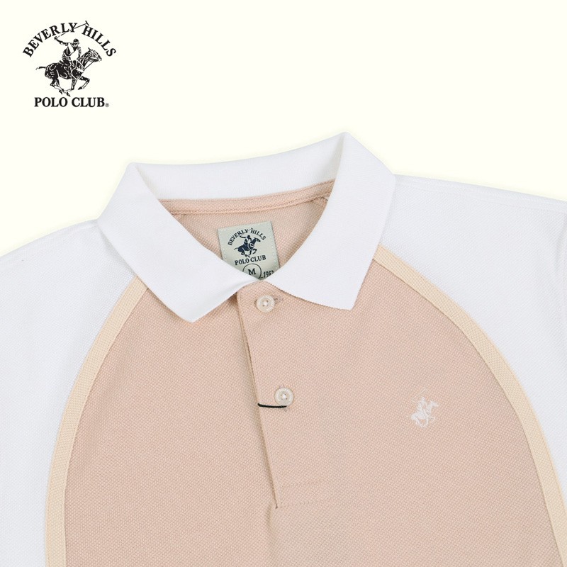 Beverly Hills Polo Club - Áo polo Ngắn tay Nam Regularfit Nude NU- BHPC PMRSS20TL094