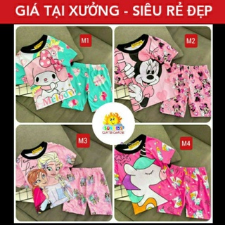 🔥TẬN GỐC🔥20KG-41KG GBL3  Bộ ngố thun 3D in hình siêu xinh cho bé gái size đại từ 22 đến 40kg