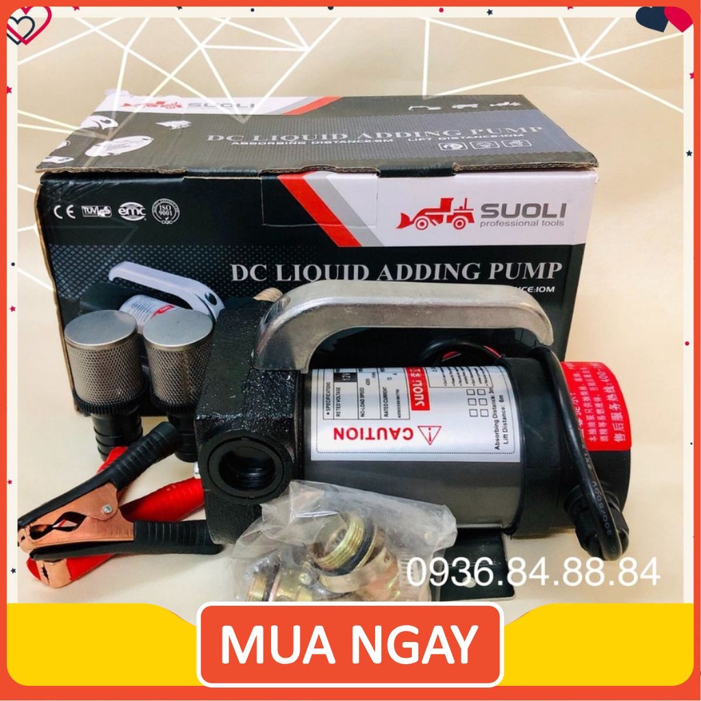 Máy bơm dầu nhớt💥FREESHIP💥có 3 loại 12v, 24v, 220v