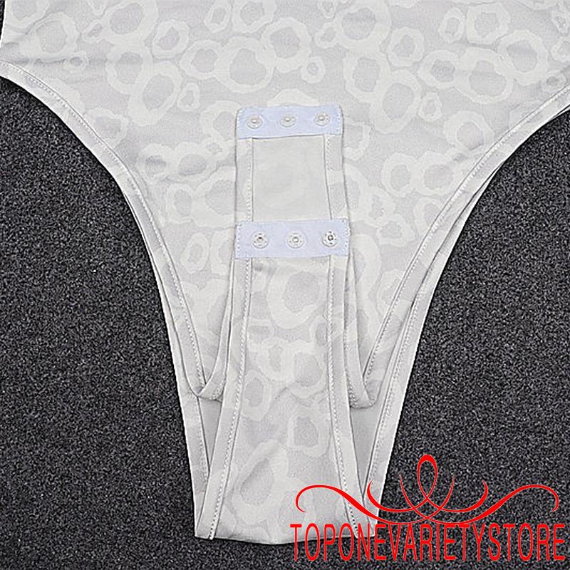 TOPQ-Women Long Hollow Sleeve Irregular Circle Crew Neck Tight Snap Thong-Style Bottom Korean Style Jumpsuit | BigBuy360 - bigbuy360.vn