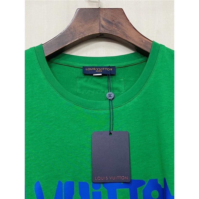 L0Uis Vu1tt Áo Thun Cotton Cổ Tròn Ngắn Tay In Chữ Cái Mới Thời Trang Mùa Hè Dành Cho Nam 2022 S-4XL