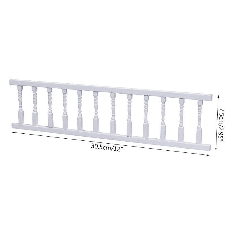 Mô Hình Hàng Rào Gỗ Mini 1 / 12 Độc Đáo Trang Trí Nhà Búp Bê