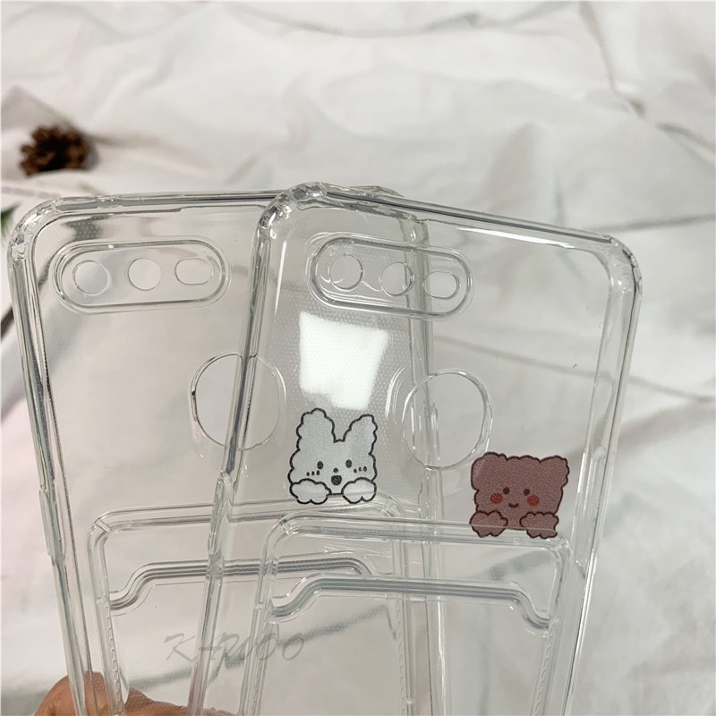 Ốp Điện Thoại TPU Mềm Họa Tiết Hoạt Hình Có Ngăn Đựng Thẻ Cho Oppo A5S A7 F9 A12 A5 A