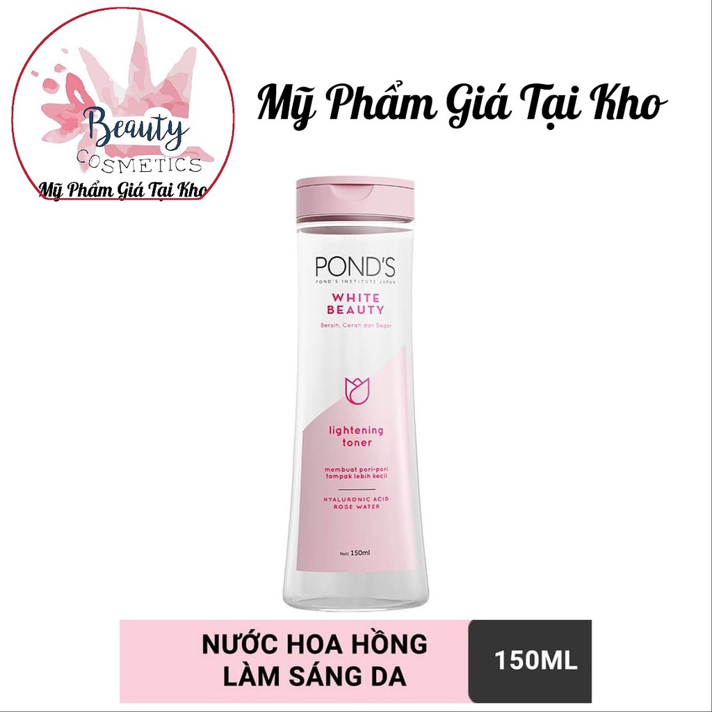 Nước hoa hồng POND'S White Beauty sáng da cân bằng pH se khít lỗ chân lông (150ml)
