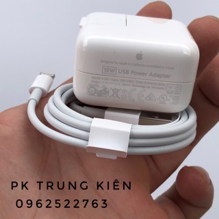 Combo Củ iPad 10w + Cáp IPhone X Bóc Máy ( LikeNew)