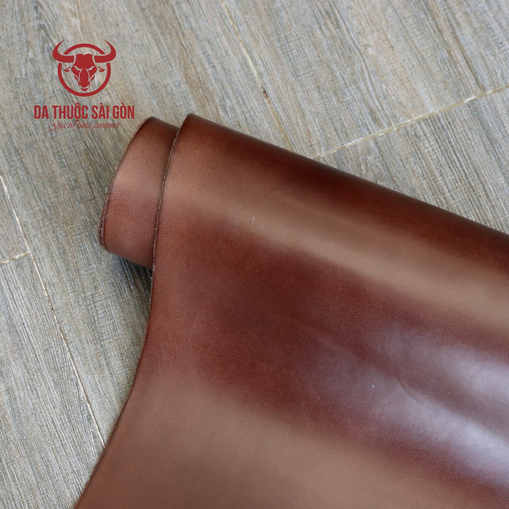 10 Pia da pullup màu nâu chocolate thương hiệu Da Thuộc Sài Gòn - Da thật