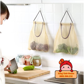Túi đựng hành tỏi / Túi treo đồ đa năng size to
