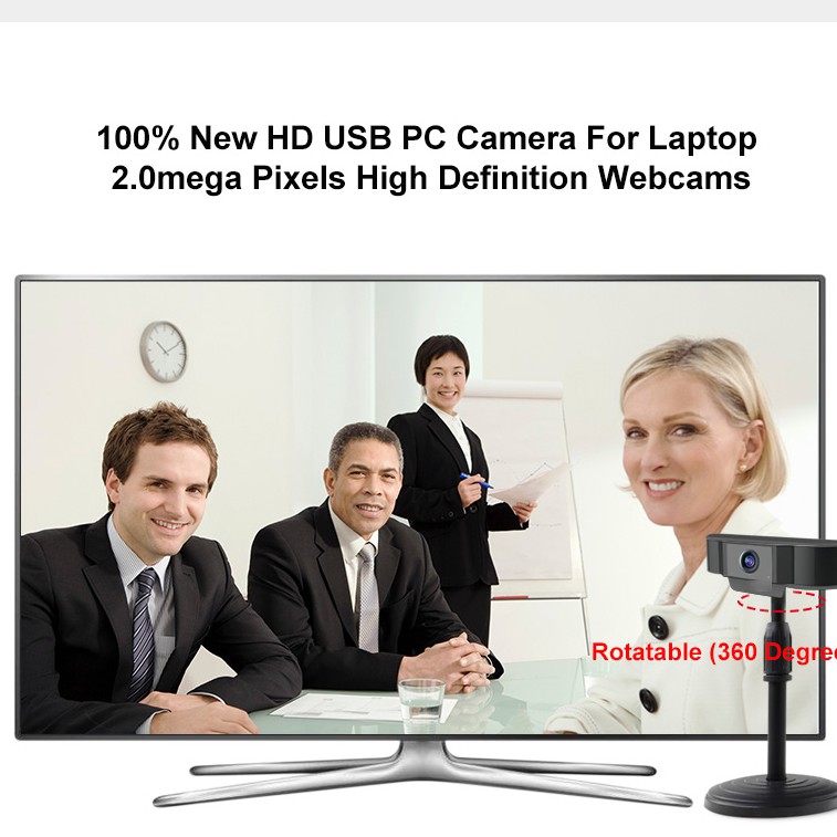 Webcam Hd 1080p Kèm Micro Cho Máy Tính