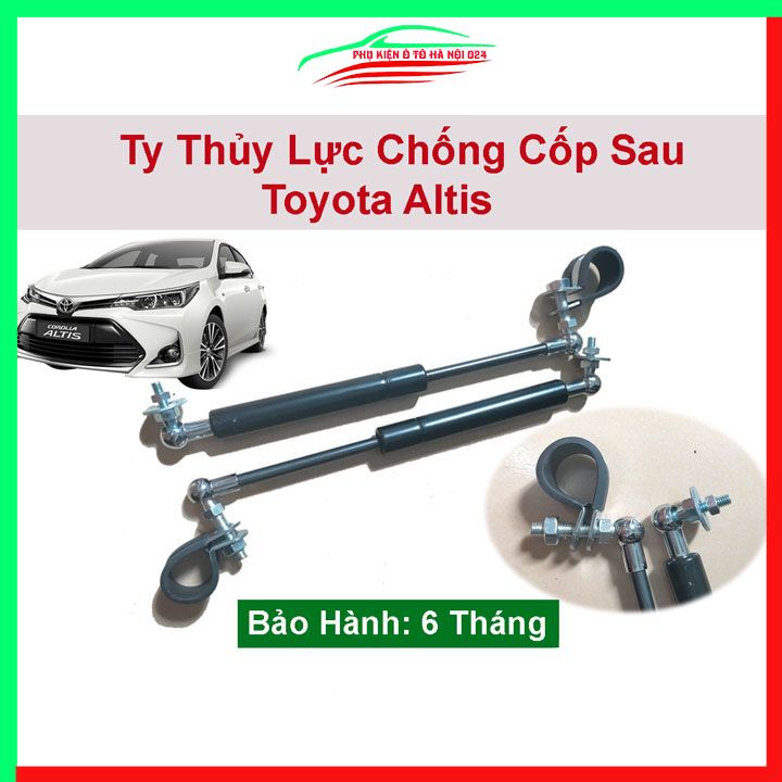 Bộ ty thủy lực ben hơi chống cốp sau Toyota Altis kèm phụ kiện lắp