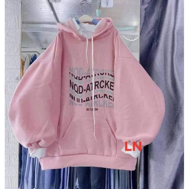 Áo hoodie nỉ mũ NQ