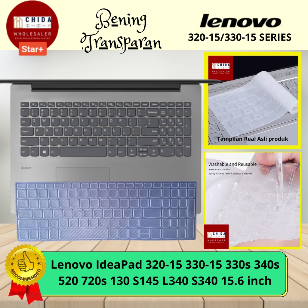 Miếng Dán Bàn Phím Lenovo Ideapad 320-15 330-15 330s 340s 520 720s 130 S145 L340 S340 15.6 Inch