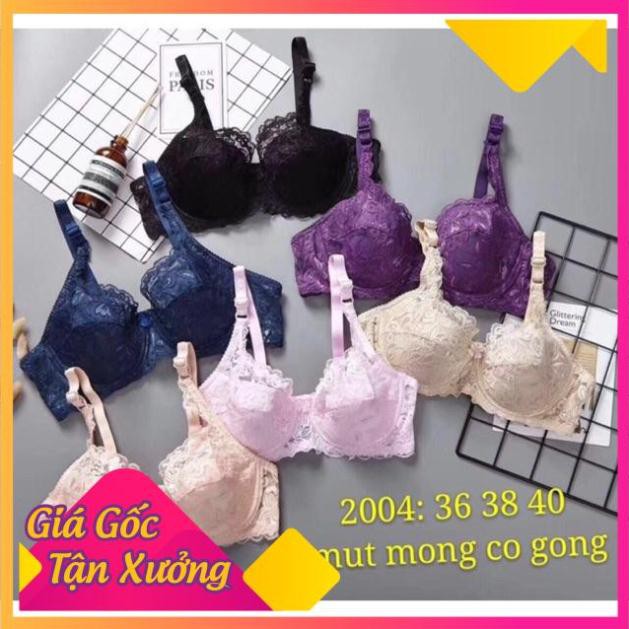 Áo Lót Ren Siêu Đẹp Có Gọng Không Đệm 2004