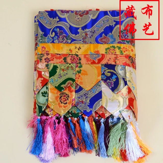 [PHÁP BẢO MINH CHÂU] Rèm 3 Tầng Thêu - Gấm Nepal - ĐẸP TỈ MỈ