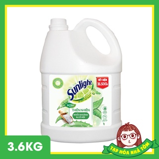 Nước rửa chén Sunlight Thiên Nhiên can 3.6KG