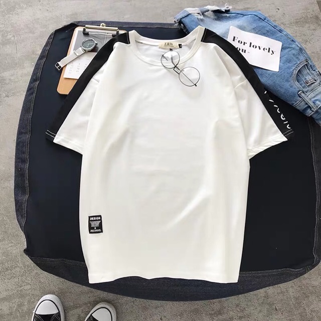 Áo thun tay lỡ unisex form rộng Thêu Chữ Nhật nam nữ phong cách ulzzang Wind | BigBuy360 - bigbuy360.vn