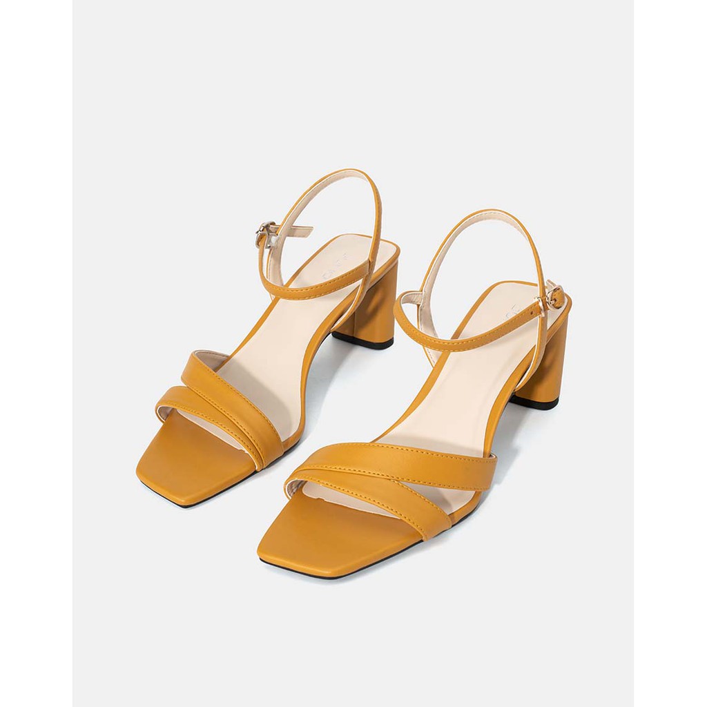  JUNO - Giày Sandal Mũi Vuông Quai Bất Đối Xứng - SD07062