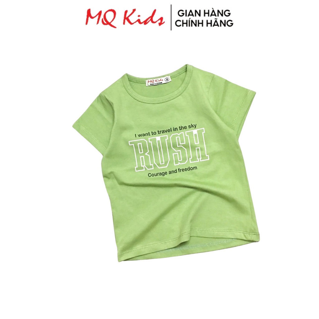 Áo thun bé trai size đại 21_40Kg💥BIG SIZE 💥 Áo phông tay lỡ trẻ em chất cotton mềm mịn