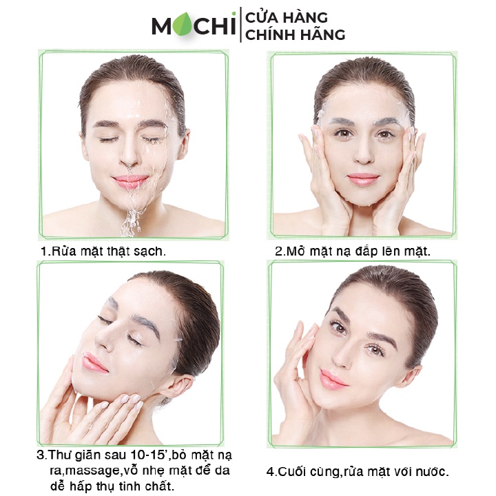 Mặt Nạ Giấy Dầu Ngựa Trẻ Hóa Dưỡng Trắng Da Cấp Ẩm Mask Đắp Mặt Horse Oil Bioaqua 30g Nội Địa Trung MOCHI SHOP Nhau Thai