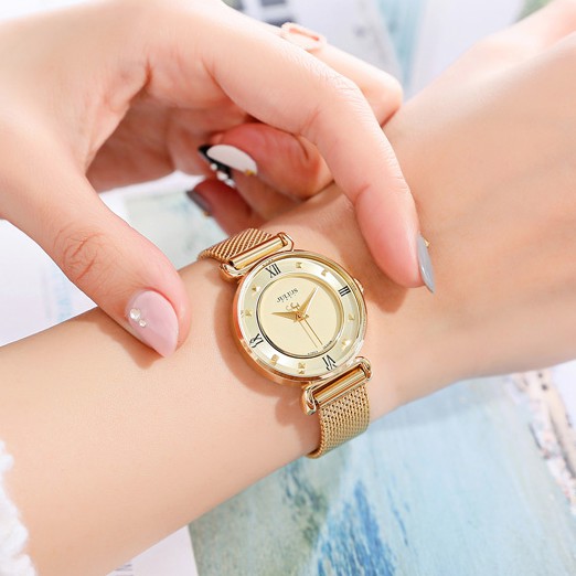 Đồng hồ nữ JULIUS JA-728 dây thép | Julius Official