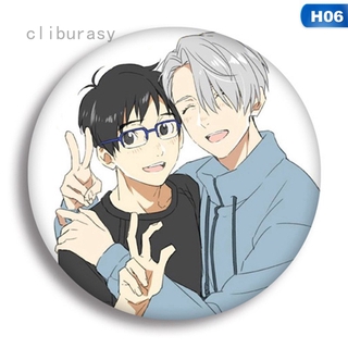 Ghim Cài Áo Hoạt Hình Yuri!!! On Ice