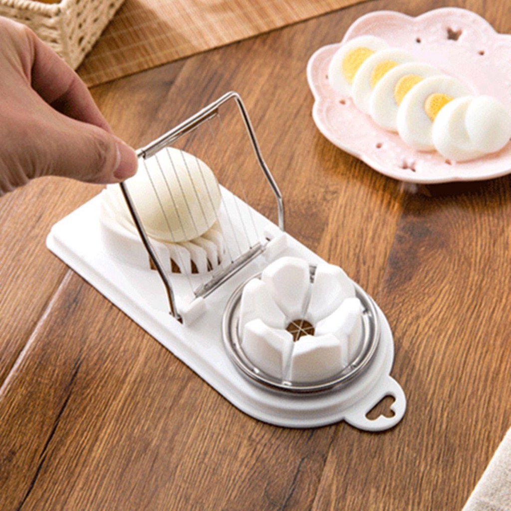 IVORY Dụng Cụ Cắt Lát Trứng / Phô Mai Đa Năng Bằng Thép Không Gỉ