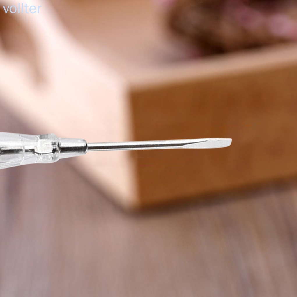 Bút thử điện vỏ nhựa trong suốt dạng tuốc nơ vít chuyên dụng