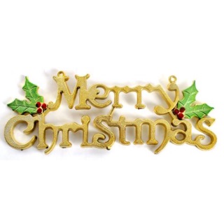 Chữ Merry Christmas trang trí size to