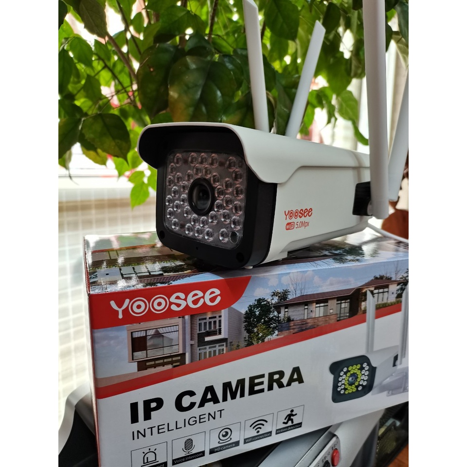 Camera Ip Wifi Ngoài Trời Yoosee GW-218S - 4 Râu Bắt Wifi Cự Mạnh Full HD 1080P - Có Màu Ban Đêm - Hàng Chính Hãng