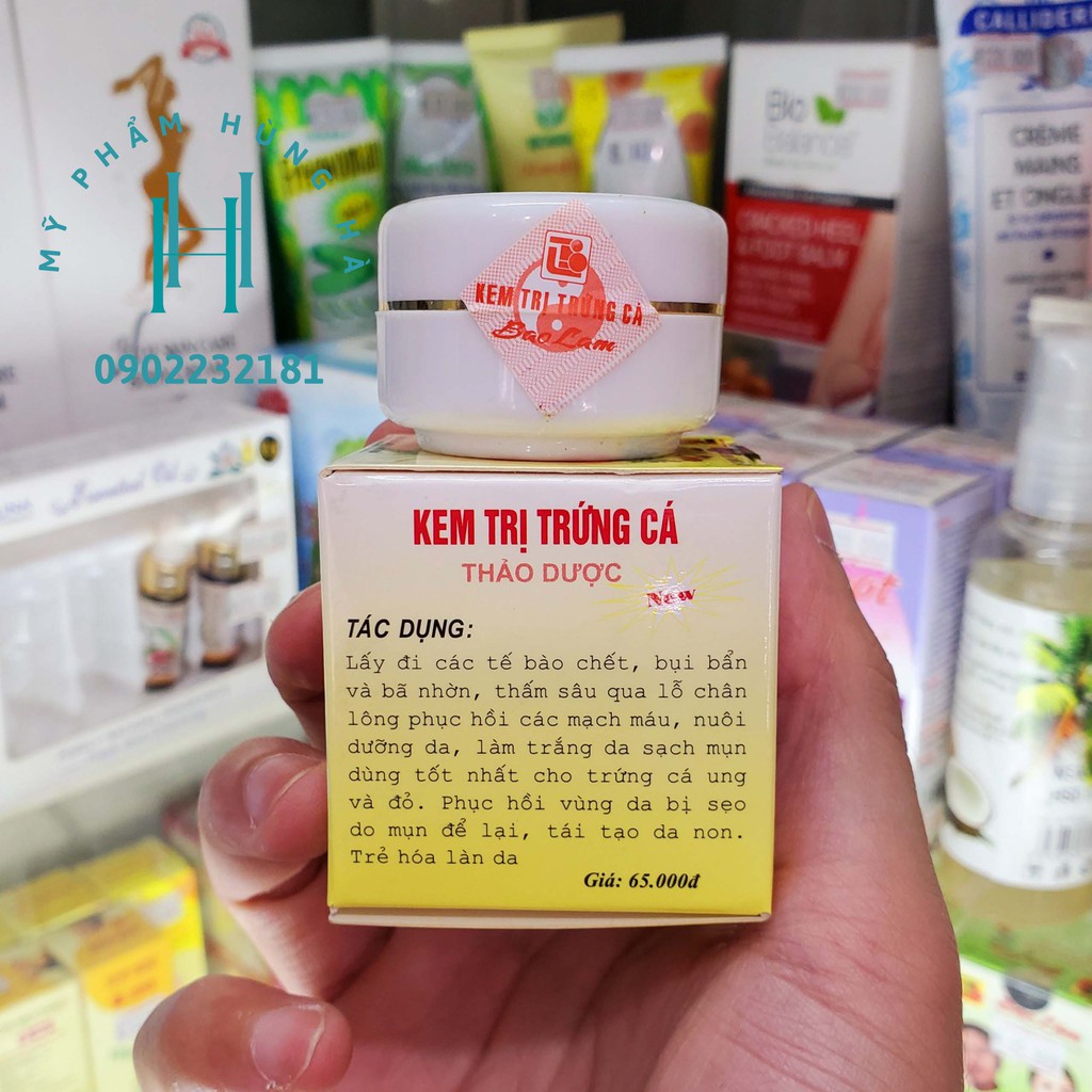 Bảo Lâm kem ngừa mụn dưỡng trắng da 10g