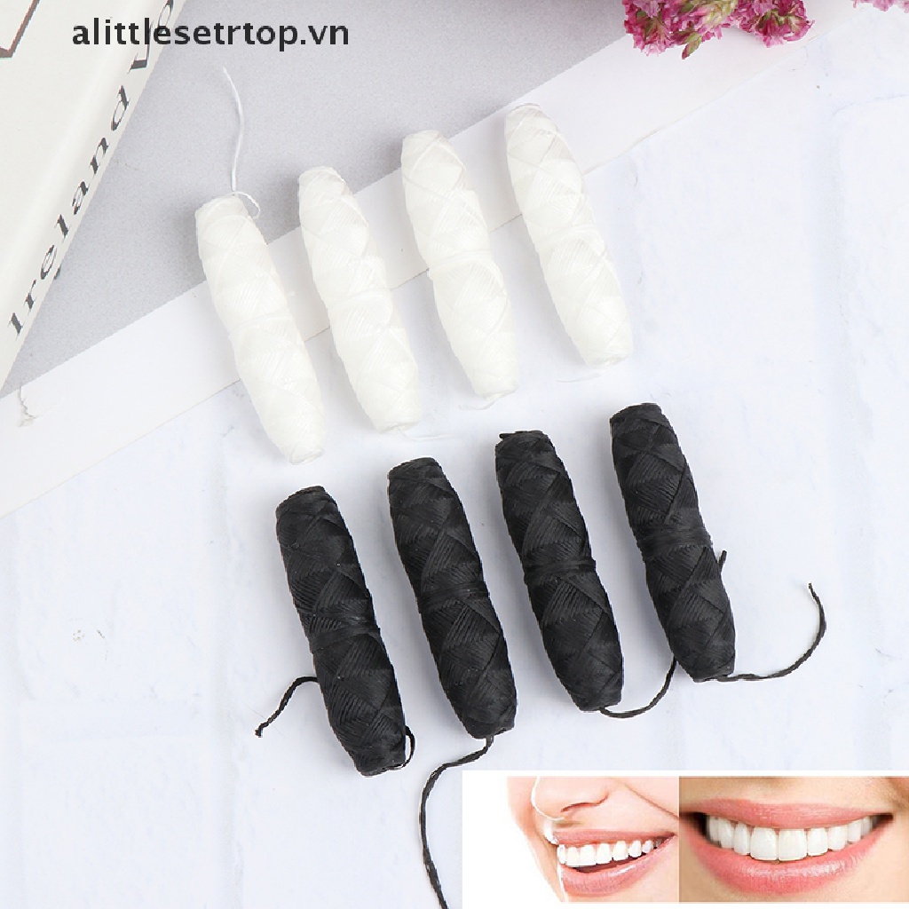 Set 4 cuộn chỉ nha khoa 120M bằng than tre có thể phân hủy
 | BigBuy360 - bigbuy360.vn