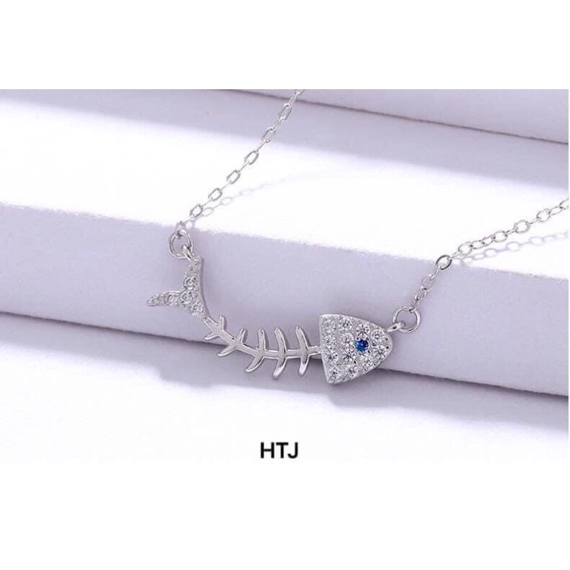 DÂY CHUYỀN NỮ BẠC TA DÂY CHUYỀN XƯƠNG CÁ LINH MIU SILVER