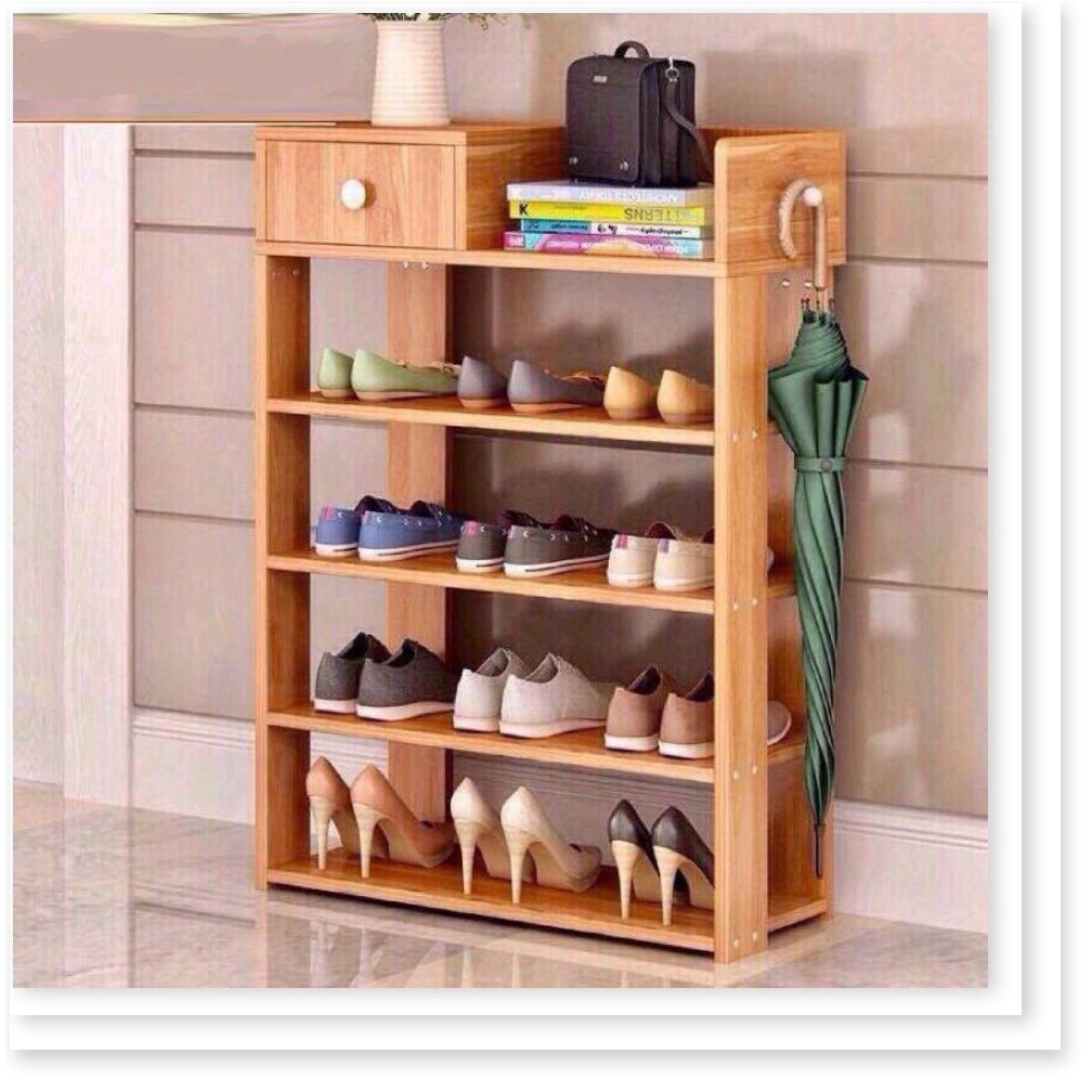 Kệ để giầy dép 5 tầng bằng gỗ