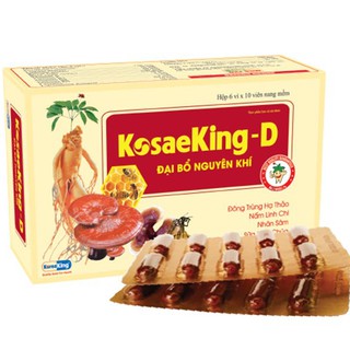 KOSAEKING - D - VIÊN ĐẠI BỔ NGUYÊN KHÍ - HỘP 60 VIÊN