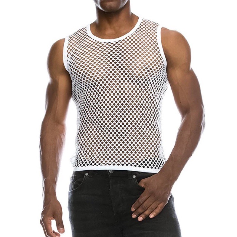 Áo ba lỗ lưới cho nam