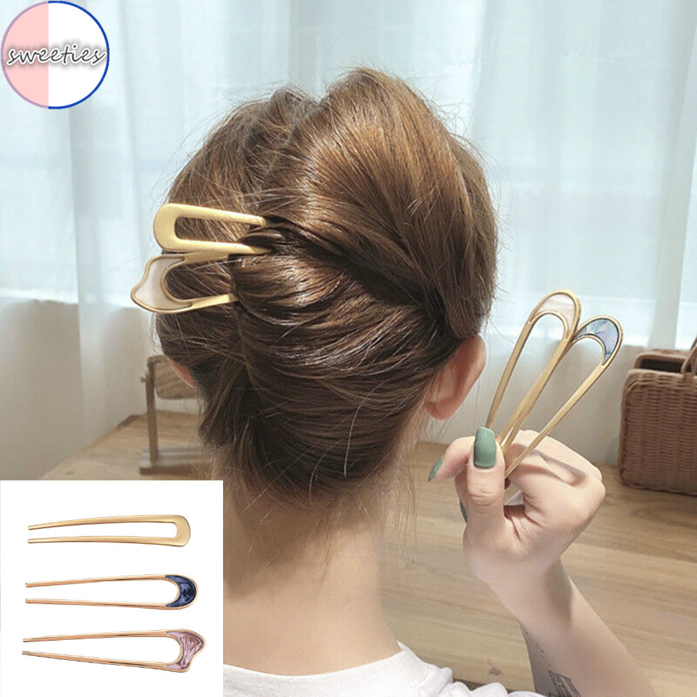 Trâm cài tóc hình chữ u phong cách cổ điển cho nữ