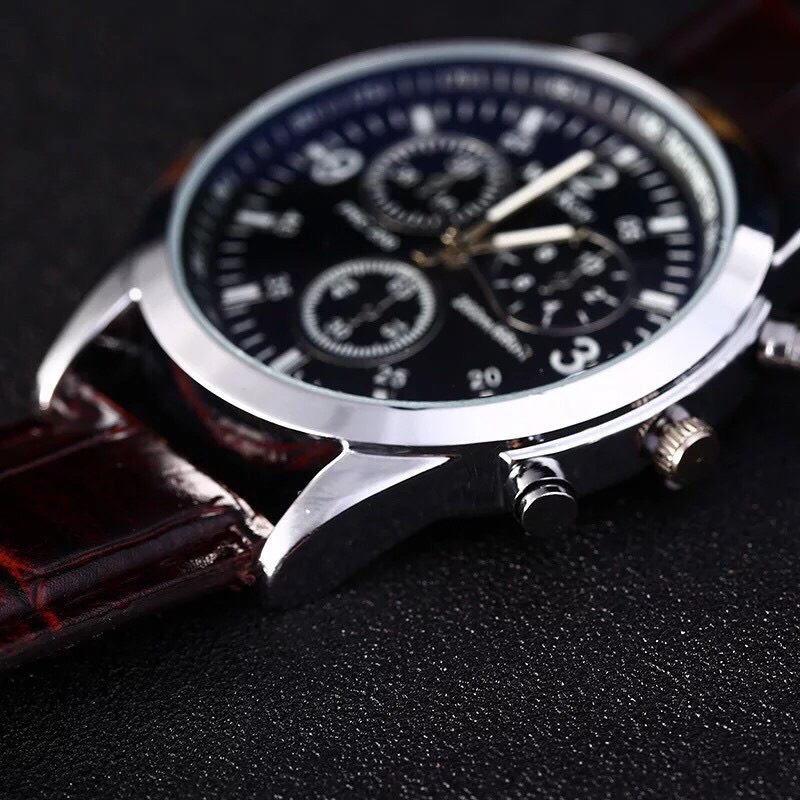 Đồng hồ nam McyKcy dây da thời trang siêu hot | BigBuy360 - bigbuy360.vn