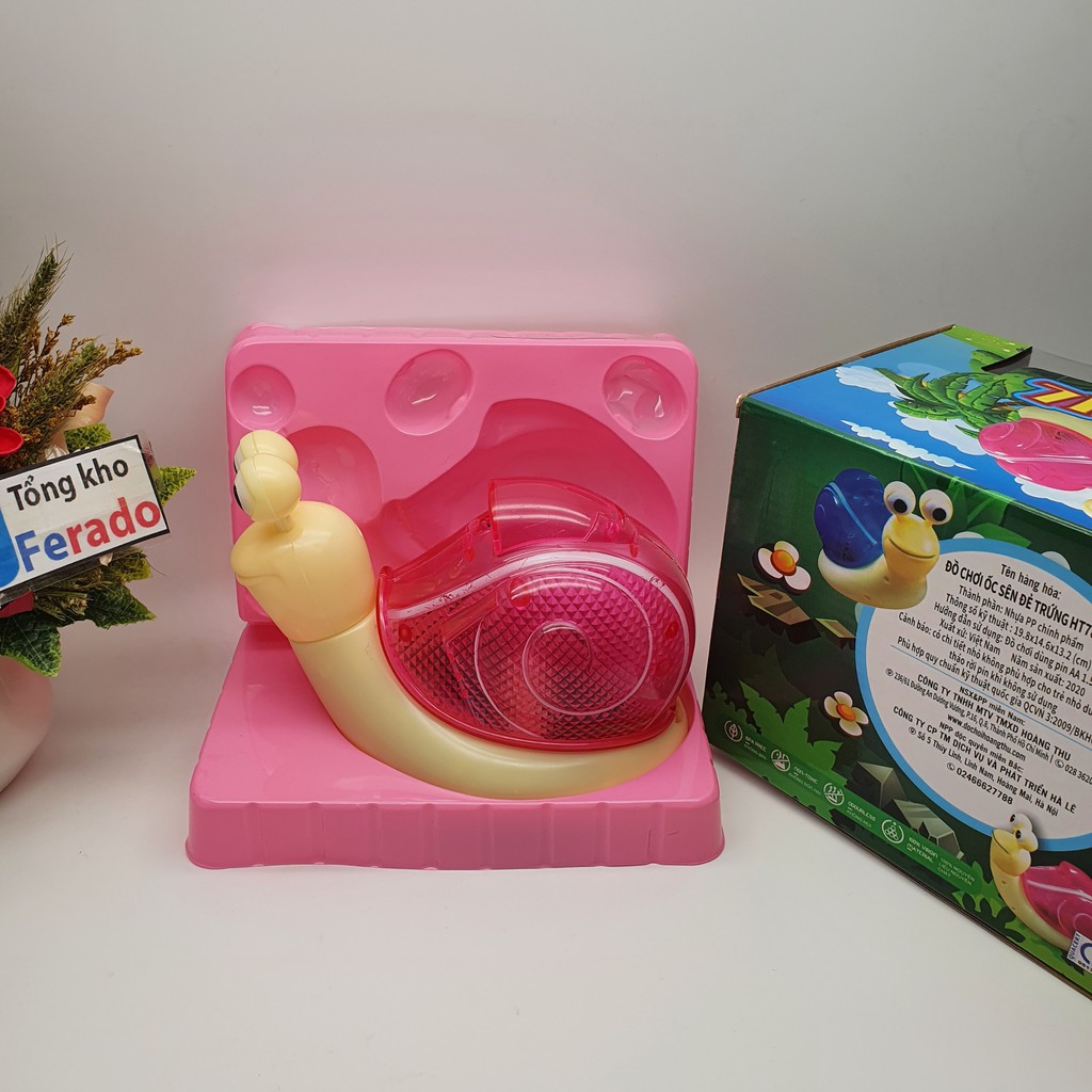 Bộ đồ chơi ốc sên đẻ trứng có nhạc cho trẻ em