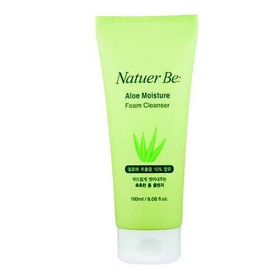 Sữa Rửa Mặt Trắng Da Natuer Be Aloe Moisture Foam Cleanser Bestmypham