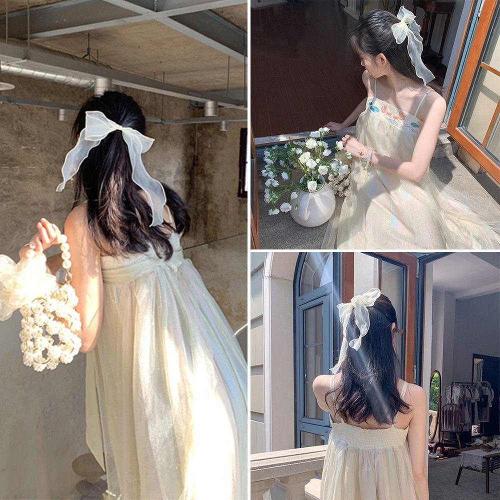 LAY Dây Buộc Tóc Ruy Băng Mềm Mại Cho Nữ