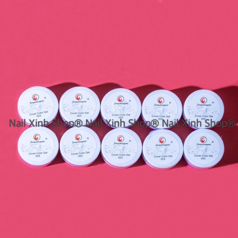 Gel vẽ đen / trắng Fengshangmei chính hãng - gel vẽ nổi chất đậm đặc chuyên dụng cho dân làm móng (lẻ hũ)