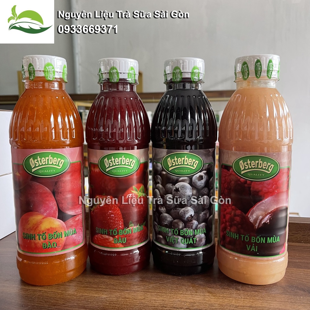 Sinh tố Osterberg đủ mùi vị chai 1L