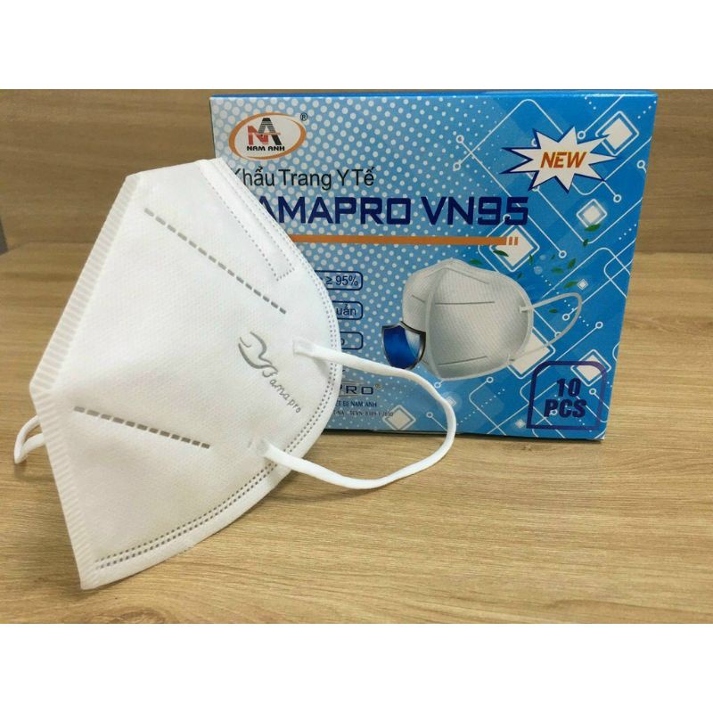 Khẩu Trang Kháng Khuẩn FAMAPRO VN95 New – (N95) Hàng VN 95 xuất khẩu chất lượng cao, ngăn bụi mịn, lọc khuẩn ≥95%