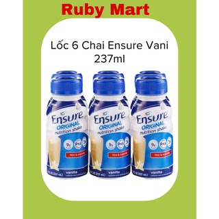 Lốc 6 chai Sữa Ensure Gold Pha sẵn 237ml