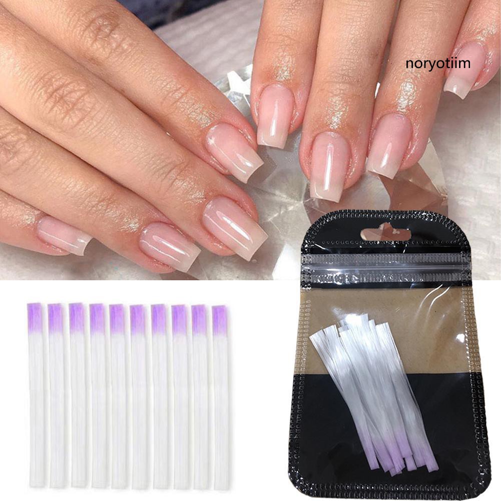 Set 10 Sợi Thủy Tinh Dùng Để Nối Móng Nghệ Thuật Chuyên Dụng